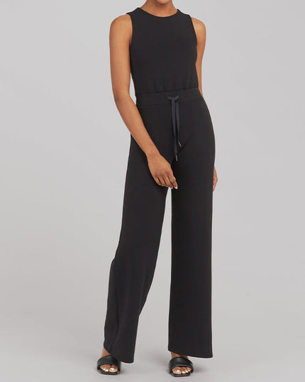 Casual crop top met wijde broek