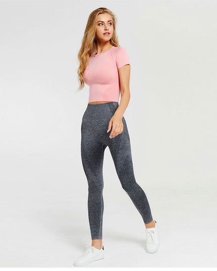 Yoga-T-shirt met een nauwsluitend ontwerp