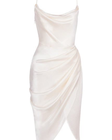 Elegante satijnen jurk