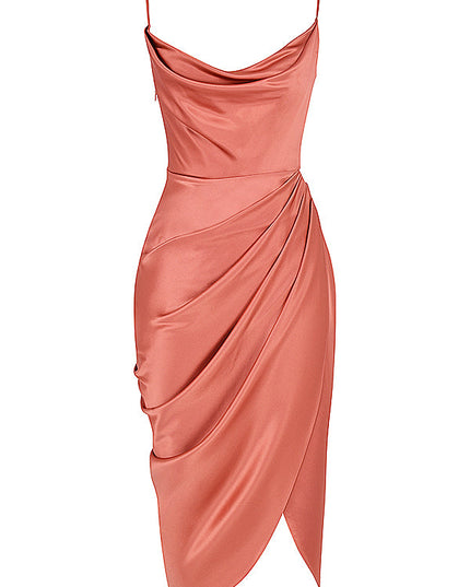 Elegante satijnen jurk