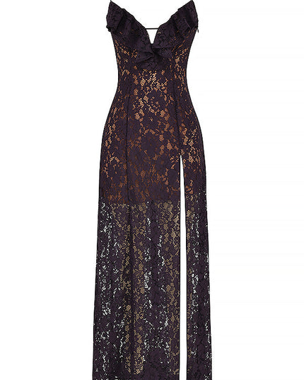 Nightshade maxi-jurk met cropped pijpen