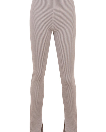 Gebreide blouse met smalle broek