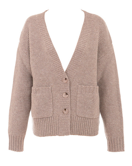 Gebreid zacht vestje met bralette en legging