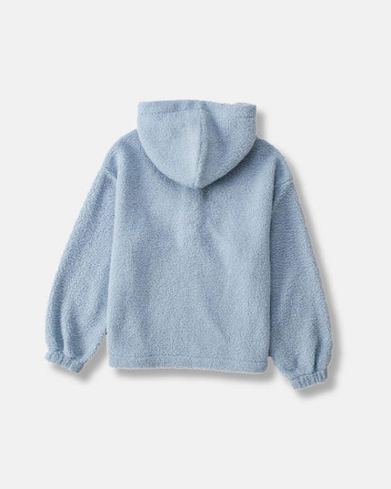 Zachte hoodie met knopen