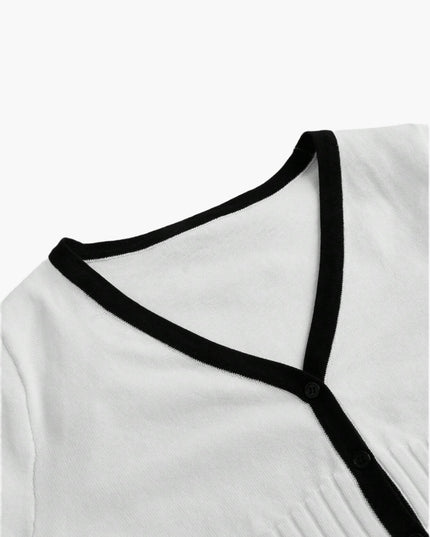 Minimalisme Arina's lange rok met topset