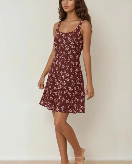 Anastasia bloemen mini-jurk