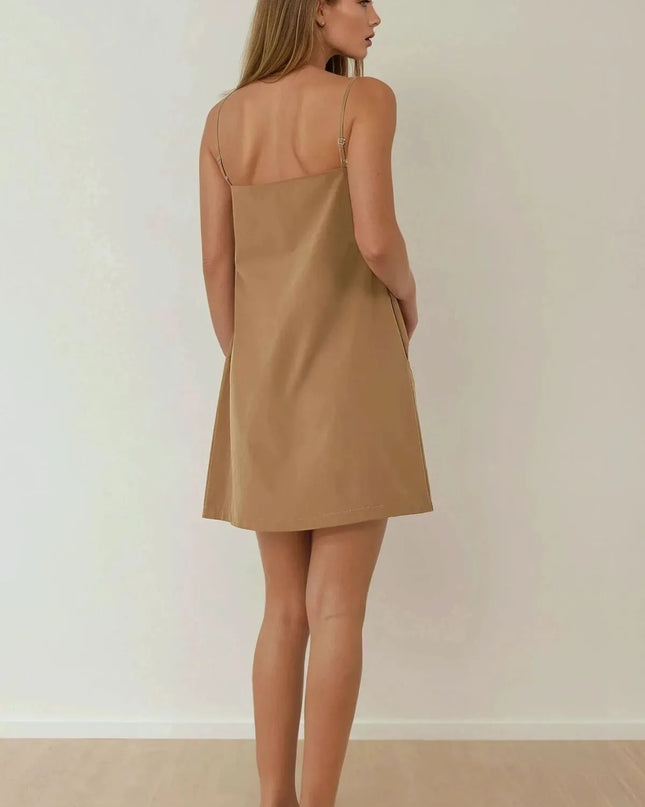 Rechte Elise mini-jurk