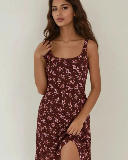 Anastasia bloemen mini-jurk