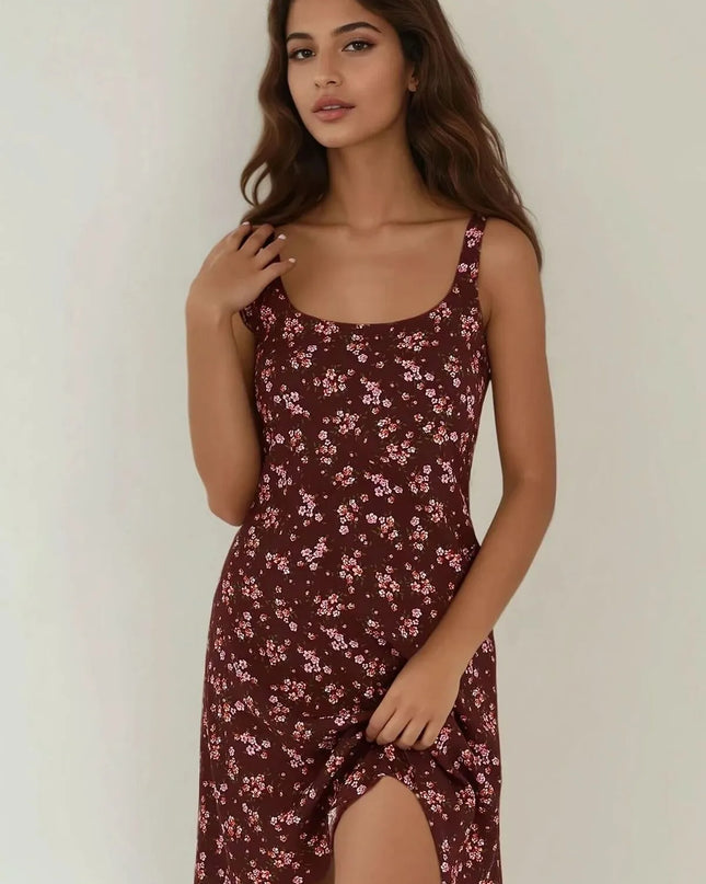 Anastasia bloemen mini-jurk