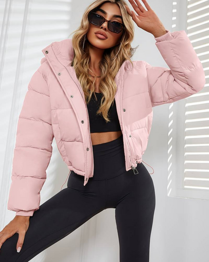 Slim-fit geplooide jas