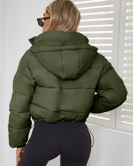 Slim-fit geplooide jas