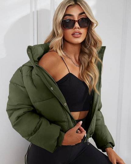 Slim-fit geplooide jas