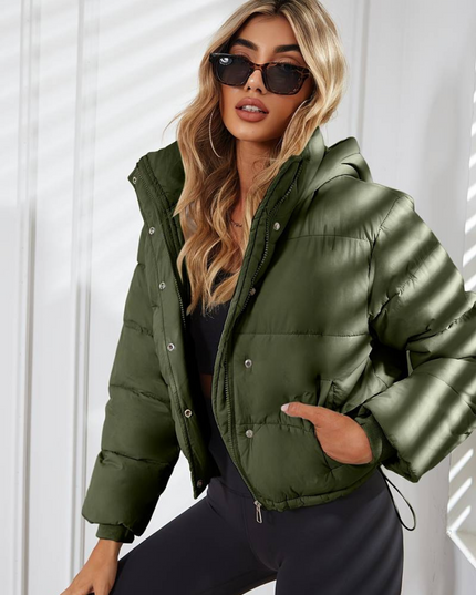 Slim-fit geplooide jas