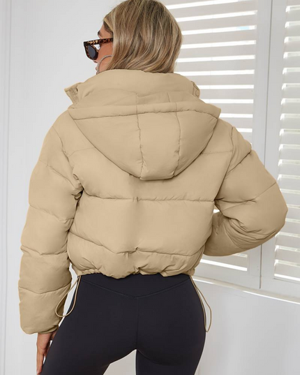 Slim-fit geplooide jas