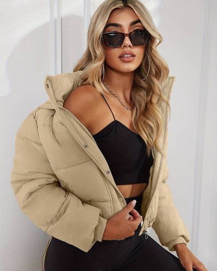 Slim-fit geplooide jas