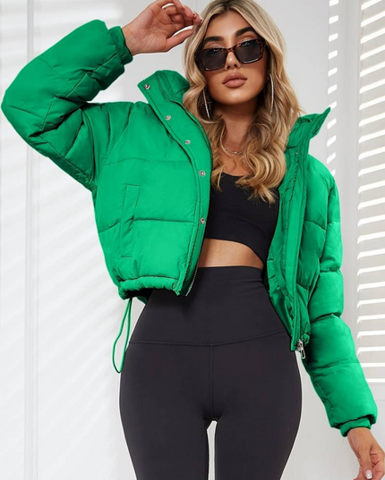 Slim-fit geplooide jas