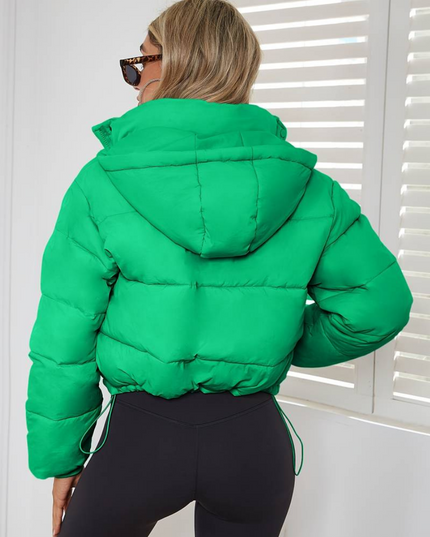 Slim-fit geplooide jas