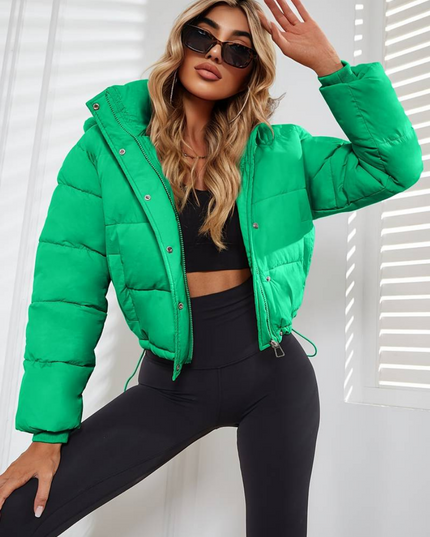 Slim-fit geplooide jas