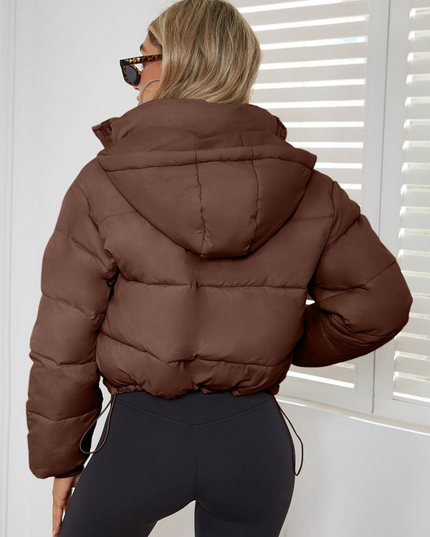 Slim-fit geplooide jas
