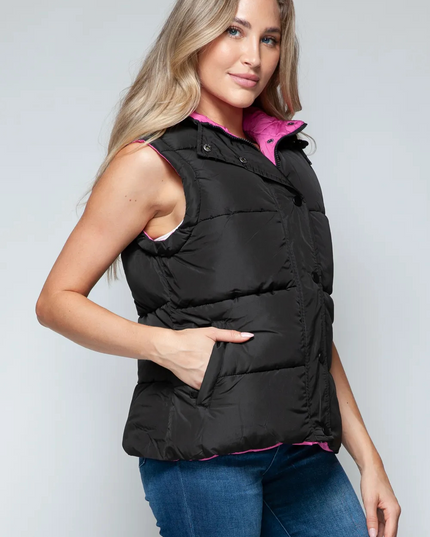 Snobby vest met capuchon en rits