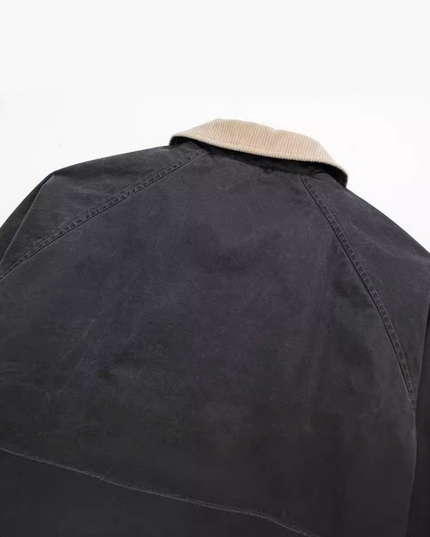 Warme casual jas met polokraag