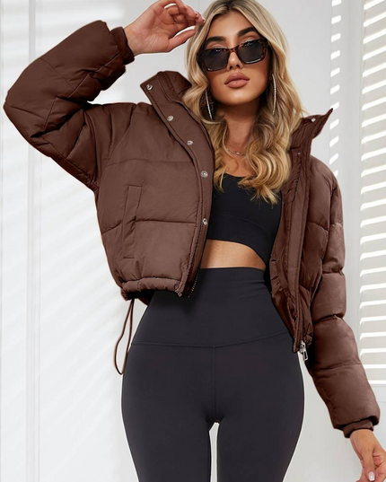 Slim-fit geplooide jas