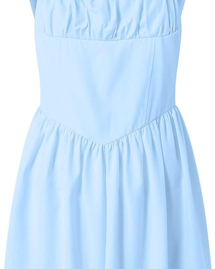 Loris mini-jurk met geknoopte bandjes
