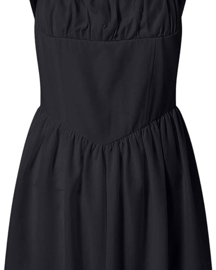 Loris mini-jurk met geknoopte bandjes