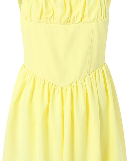 Loris mini-jurk met geknoopte bandjes