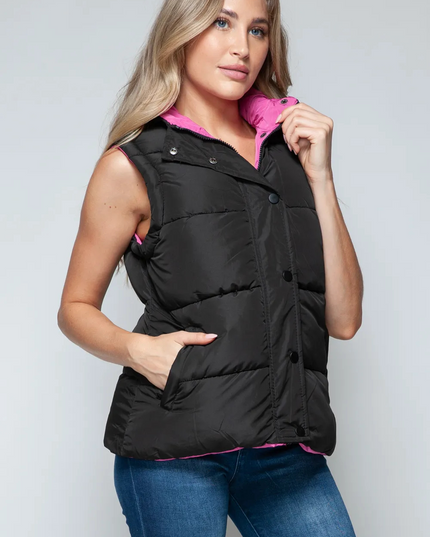 Snobby vest met capuchon en rits