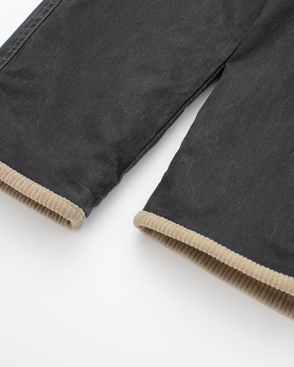 Warme casual jas met polokraag