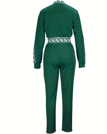 Sportblouse en -broek met printdetails