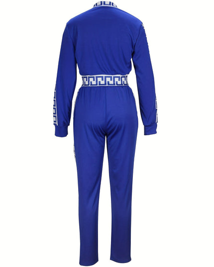 Sportblouse en -broek met printdetails