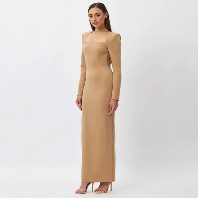 Lange mouwen jurk met strass steentjes