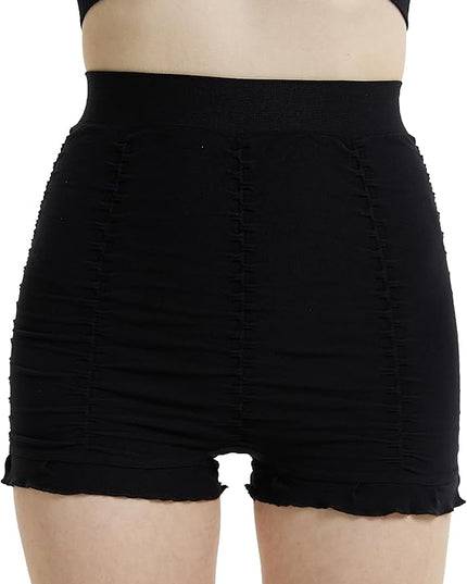Strakke gestructureerde shorts
