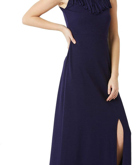 Terresa maxi-jurk met elegante halslijn