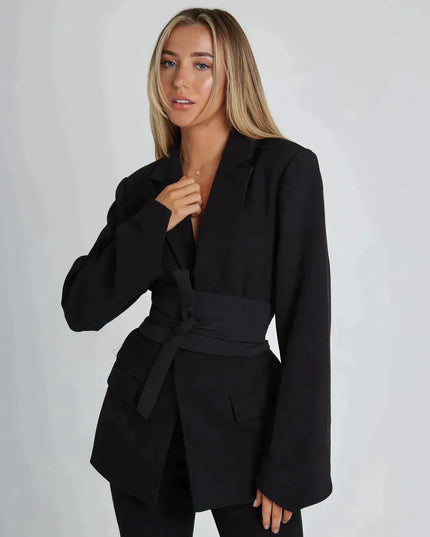 Blazer met tailleband