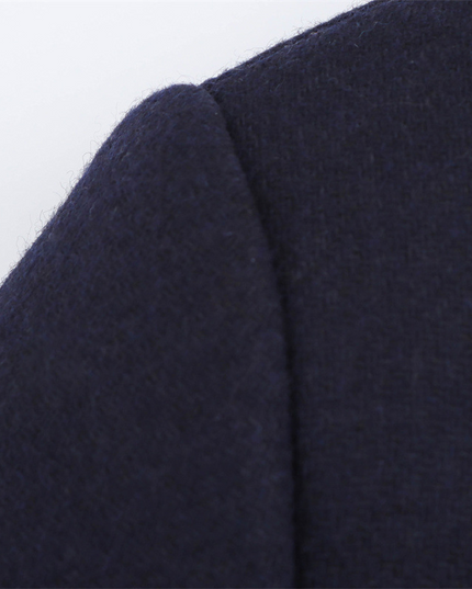 Elegante jas met dubbele stiksels