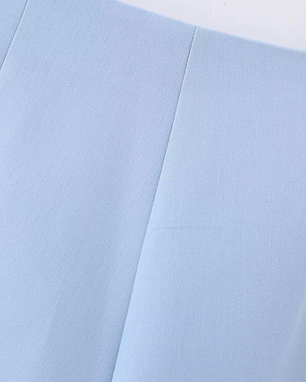 Slanke rok met hoge taille