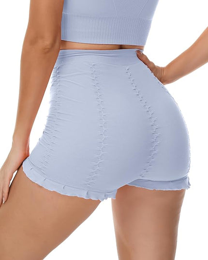 Strakke gestructureerde shorts