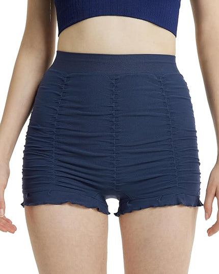 Strakke gestructureerde shorts