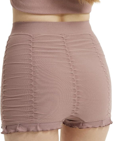 Strakke gestructureerde shorts