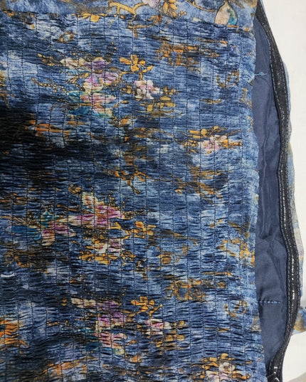 Top met bloemenprint en ruches