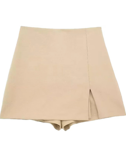 Slanke rok met hoge taille