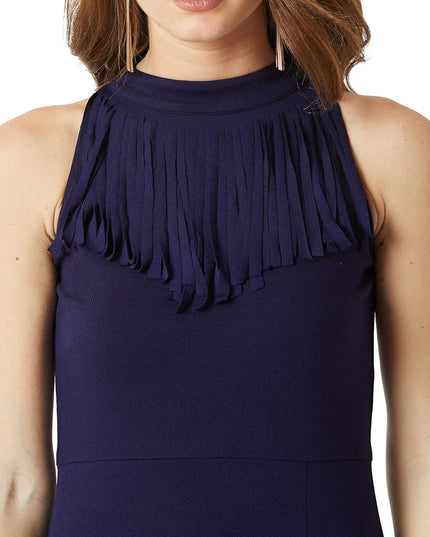 Terresa maxi-jurk met elegante halslijn