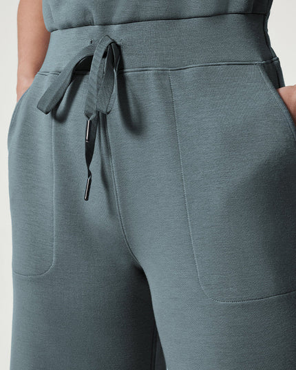 Casual crop top met wijde broek
