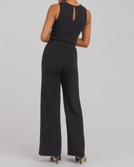 Casual crop top met wijde broek