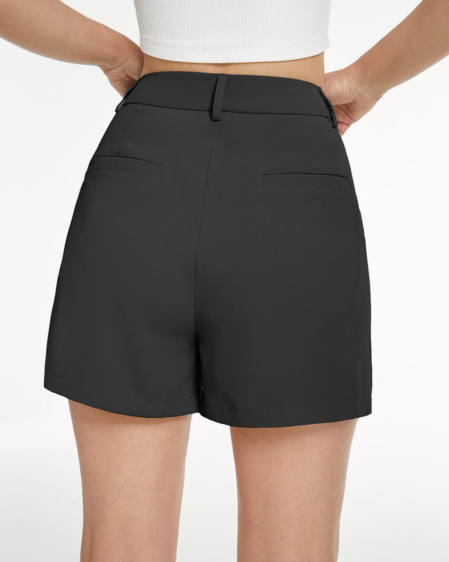 Pastelkleurige elegante shorts met hoge taille