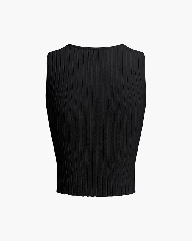 Tanktop met sweetheart-halslijn