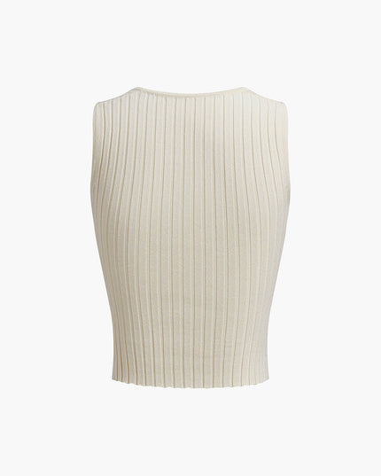 Tanktop met sweetheart-halslijn